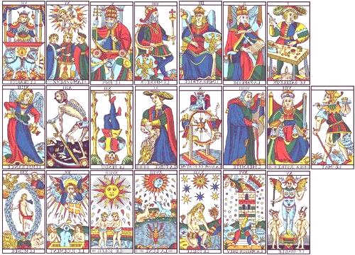 tarot marseille arcanes majeurs