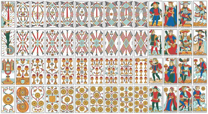 tarot marseille arcanes mineurs
